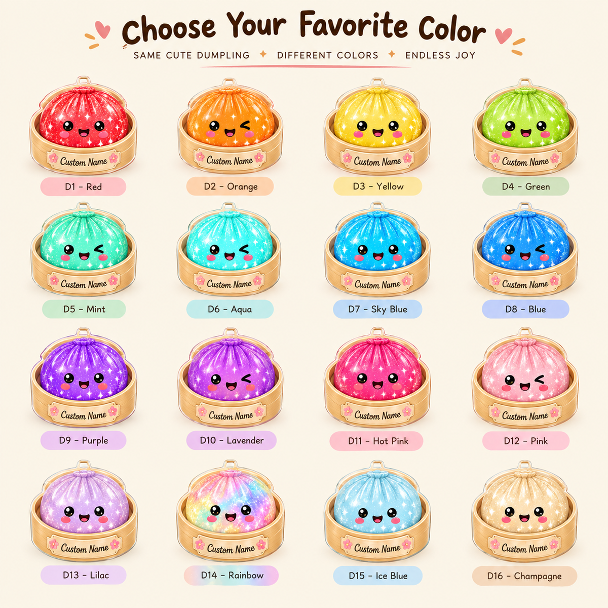 Personalized Christmas Dumpling Ornament 2026, Custom Name Ornament, Cute Kawaii Dumpling Gift, Christmas Keepsake for Kids & Food Lovers 39bea0f2-0cd9-409e-9494-70fa28975488-Festive-Kawaii-Dumpling-Color-Selection-Image-Sep-21-2026-04_49_25-PM-2-.png