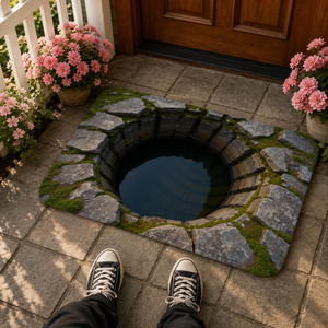 3D Optical Illusion Stone Pit Moss Pond Doormat, Natural Cave Hole Water Pool Front Door Mat for Entryway Funny Novelty Nature Home Decor. 39e61792-bf74-4bd1-b140-1b9b2b0b17c9-69303797-e453-4948-ae00-5e779ac8379f.png