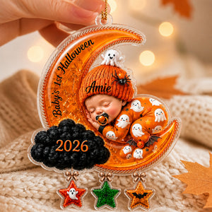 Baby's 1st Halloween Personalized Acrylic Ornament - Personalized Transparent Acrylic Ornament 39ed1f57-d29d-4dba-a7d3-a45a12df390b.jpg
