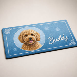 Personalized Cooling Pet Doormat – Watercolor Pet Portrait & Name - Personalized Doormat 39f58ee6-2575-4fb8-acd7-a9565b945e5b.jpg