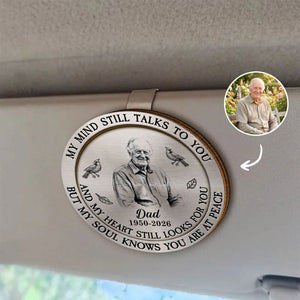 Custom Photo Pencil Sketch Memorial My Mind Still Talks To You - Personalized Custom Shaped Car Visor Clip 3_0230c5aa-5ba3-455a-bf28-6ad6e572280f.jpg