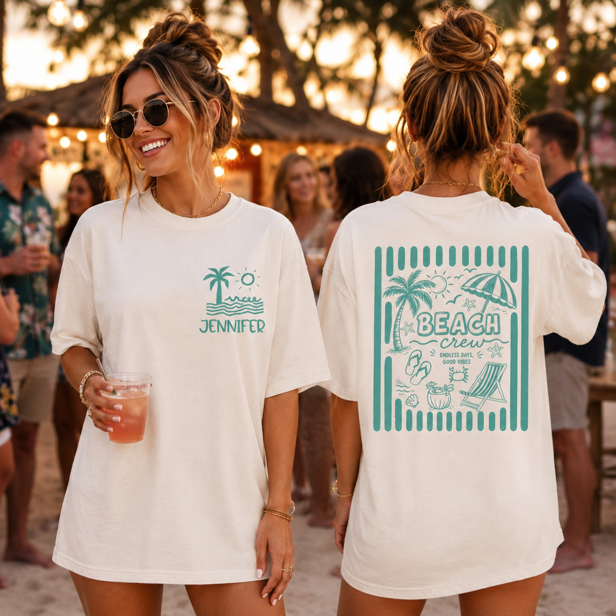 Custom Beach Vacation Group Shirt, Personalized Beach Crew Shirt, Family Trip Summer Vacation Tee, Vacay Family Beach Tees, Summer Shirt