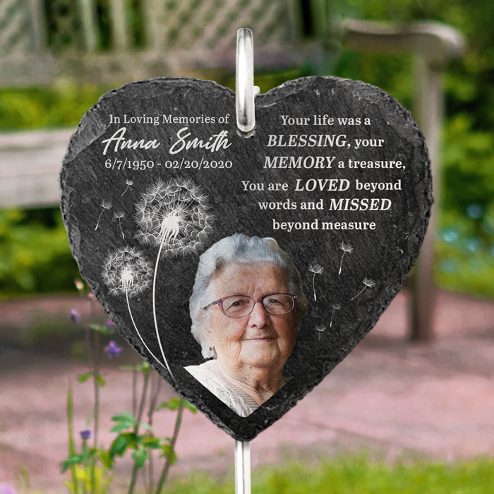 You Are Loved And Missed Beyond Measure Memorial Photo - Personalized Garden Stake - Memorial Gift