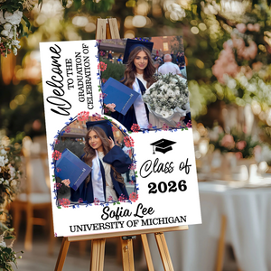 Foral Graduation - Graduation Welcome Sign Party Sign 3_04672859-e589-4df4-9c07-001308e50bce.png