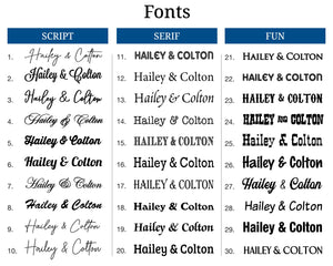 Wedding Cups, Personalized Frosted Cups, Modern Frost Cups, Wedding Toast Cups, Reception Bar Frosted Cups, Custom Monogram Cups
