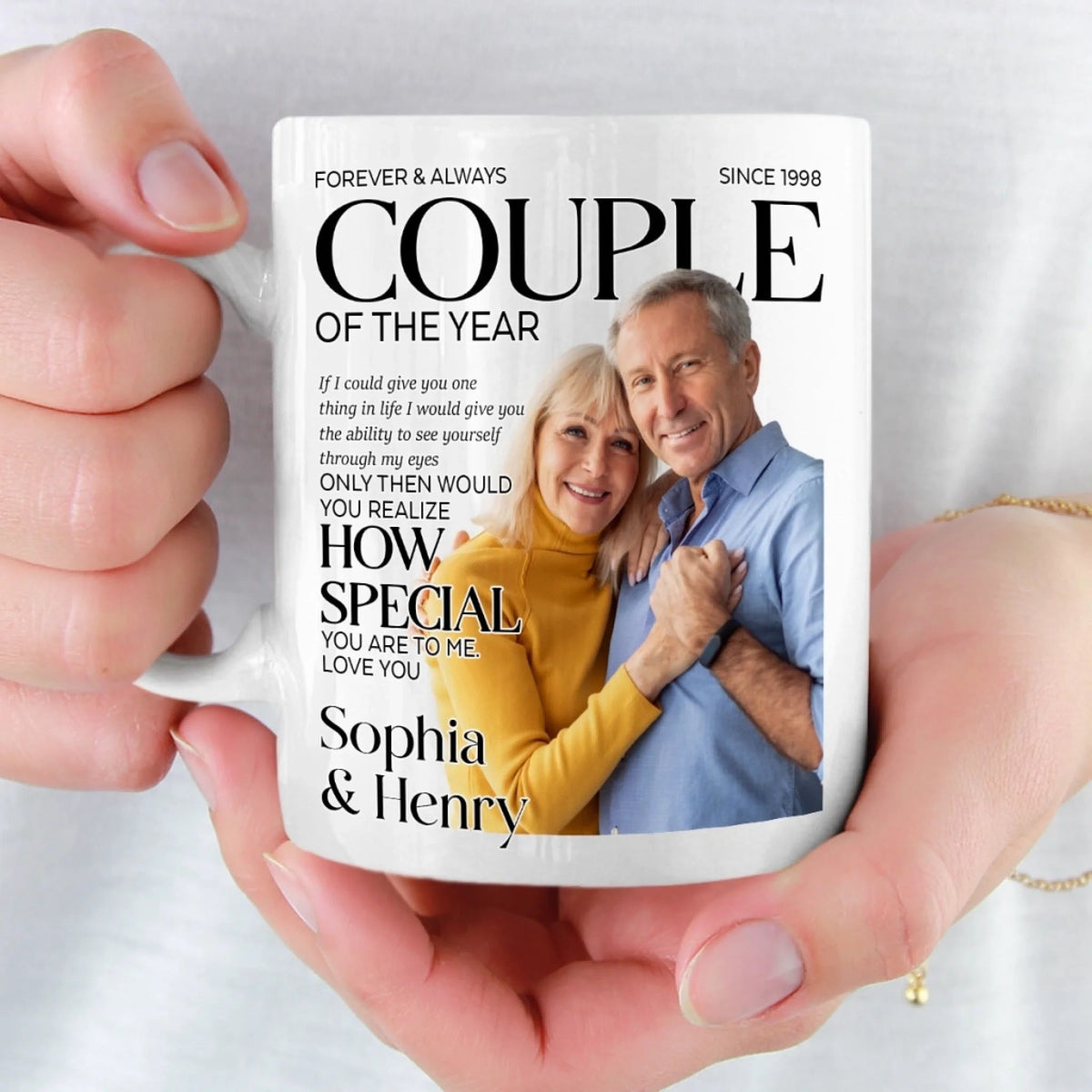 Couple Of The Year - Personalized Mug - Anniversary Gift, Valentine's Day Gift For Couple