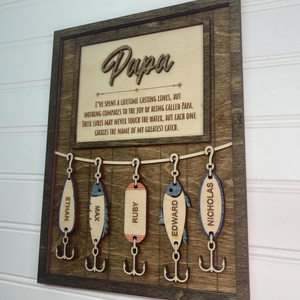 Fishing Dad Gift, Fisherman Gifts, Fishing Grandpa Gift, Father's Day Gift for Dad, Father's Day Personalized gift, Fishing Lures for Dad