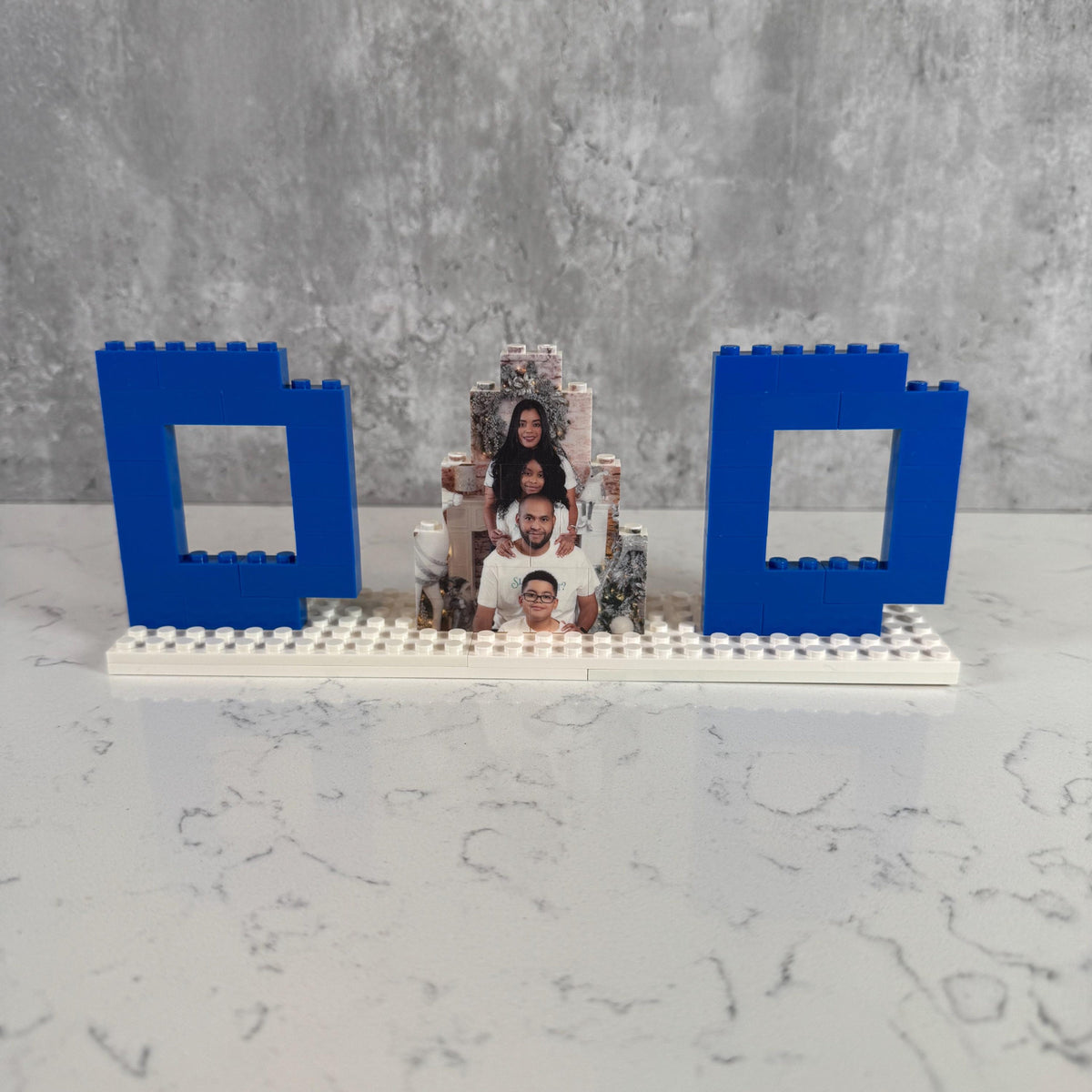 Personalized Dad Photo Building Brick Puzzles, Custom Photo Puzzle, Grandpa Photo Gift, Personalized Gift, Fathers Day, Gift for Her