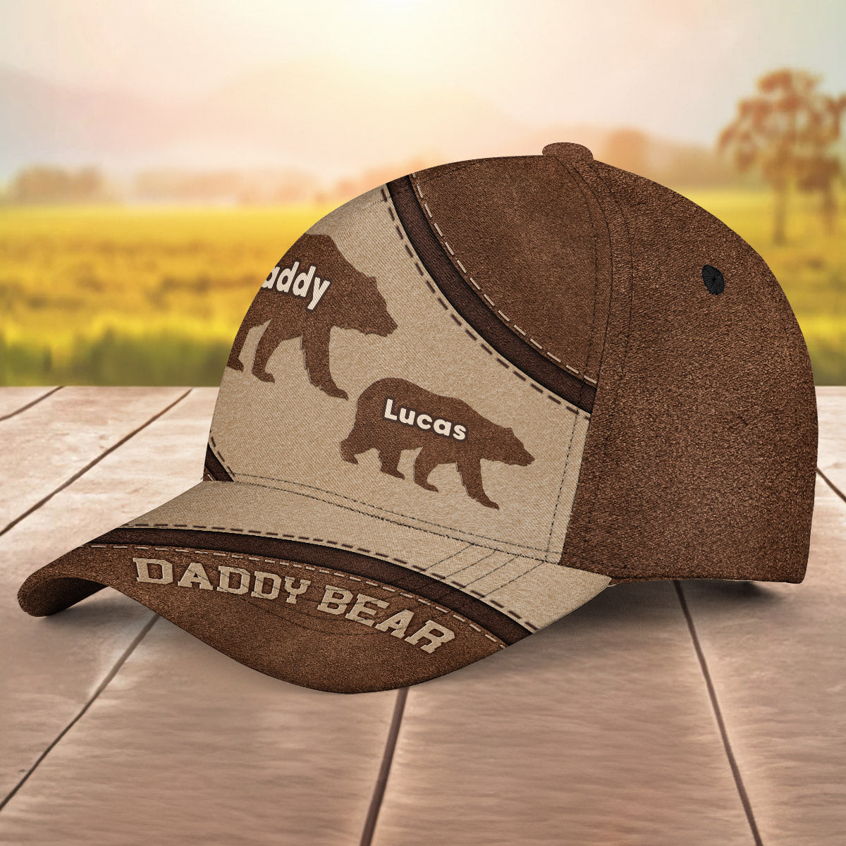 Daddy Bear - Personalized Classic Cap - Gift For Grandpa, Daddy, Father's Day Gift