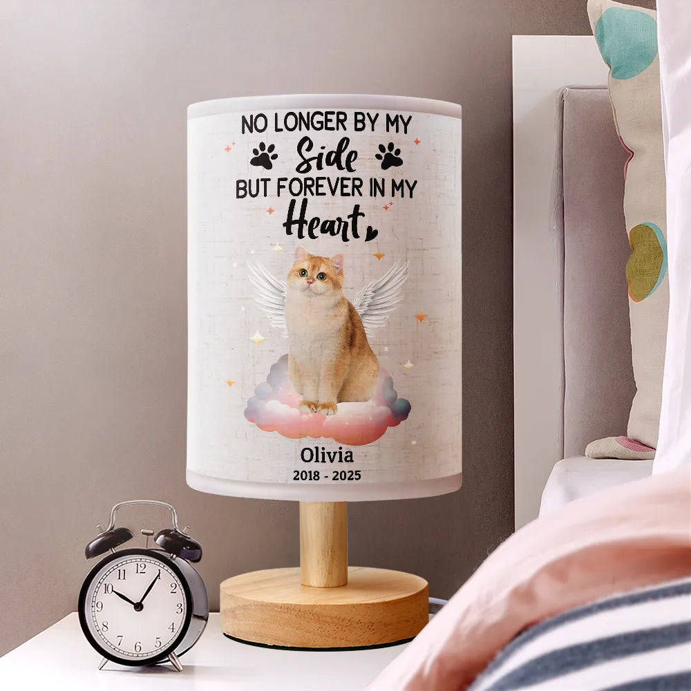 Custom Photo Your Light Will Always Shine In My Heart - Personalized Fabric Lamp - Dog Cat Memorial Gift