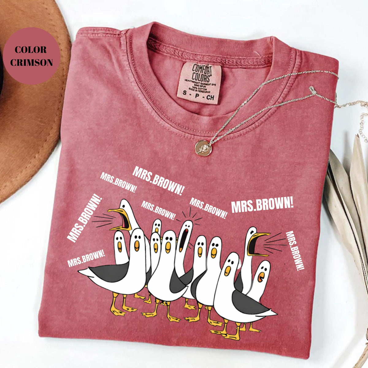 Comfort Colors Custom Seagulls Teacher Shirt, Funny Teacher Tee, Teacher Appreciation Gift, Funny Personalized Teacher T-shirt