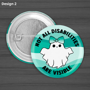 I Have POTS, Dystonia Awareness Disability Pin Badge, Diabetes, Pots Syndrome, Chronic Illness Pin, Hidden Disability, Mental Health