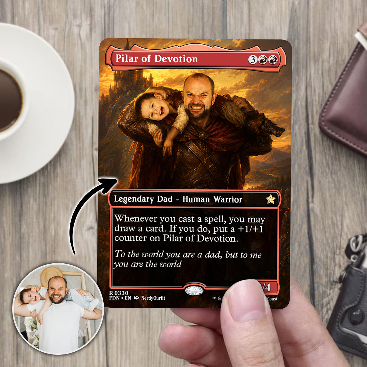 Legendary Creatures - Father's Day Poke Card
