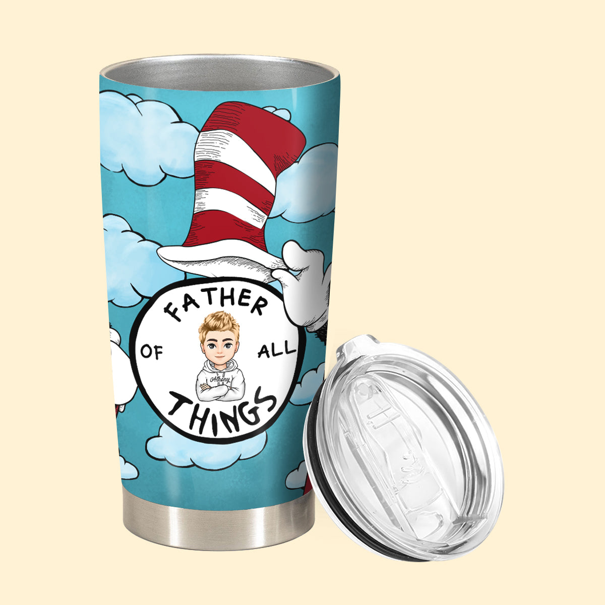 Father Of All Things V2 - Personalized Tumbler - Gift For Father