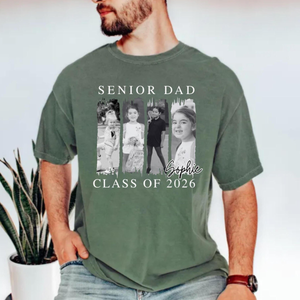 Custom Photo Senior Dad Shirt, Class of 2026 Shirt, Class of 2026 Family Shirts, Senior Dad Graduation Shirt, Senior Dad Gift