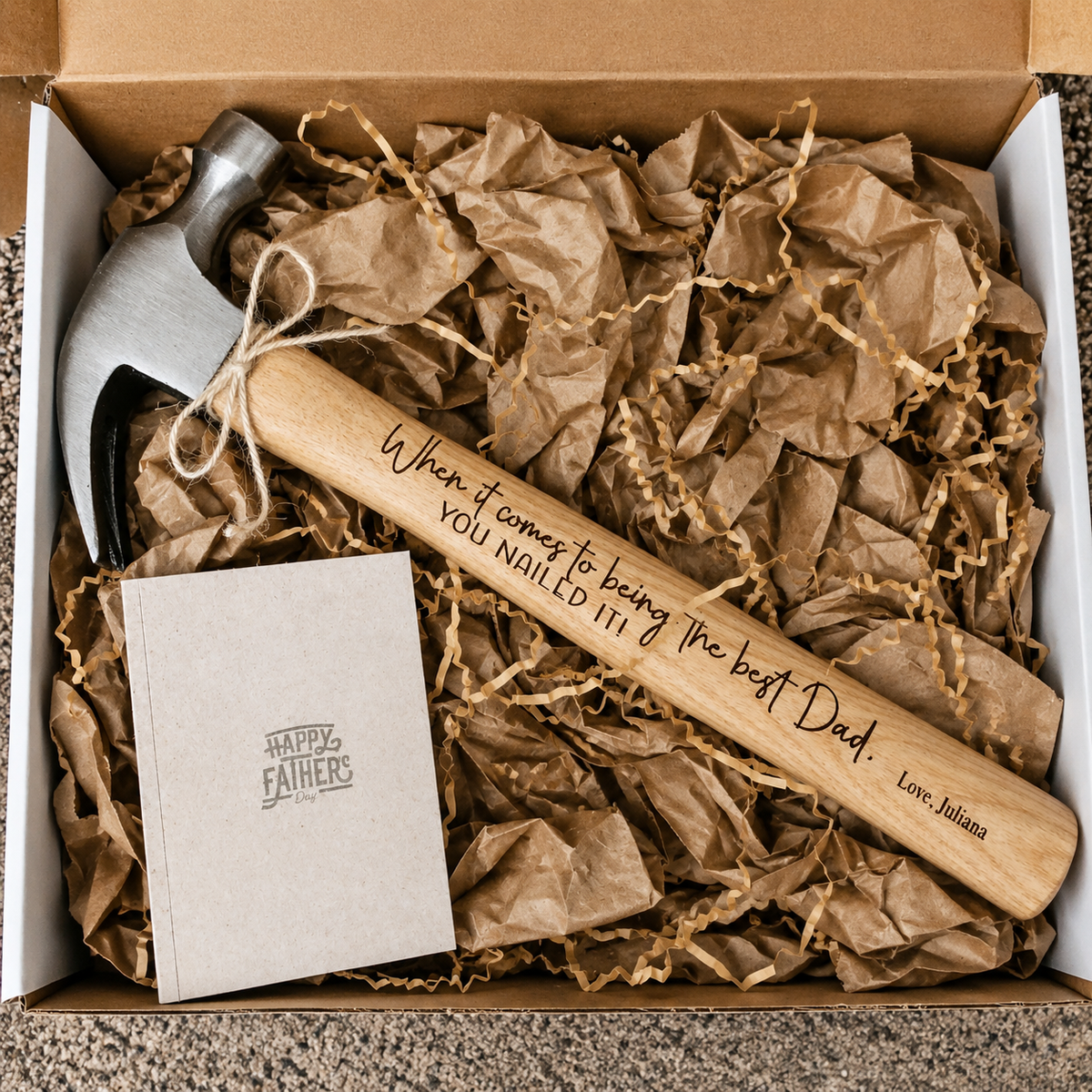 Engraved Hammer, Personalized Father's Day Gift, Gift For Daddy Papa
