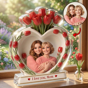 Custom Mom & Daughter Heart Frame with Tulips - Personalized Acrylic Plaque 3_1cc3e83b-eec0-4cfe-ac51-805f8cee99a9.jpg