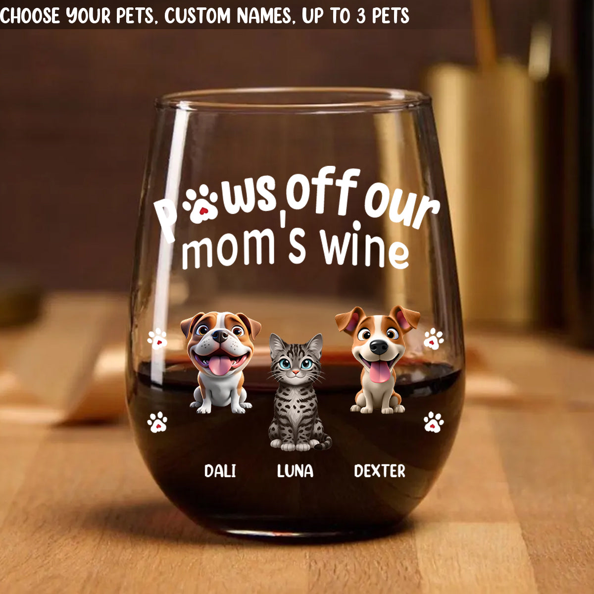 Paws Off My Mom's Wine - Personalized Stemless Wine Glass 3_207dfd2a-163b-4b25-99ef-d70adda42d13.jpg