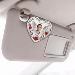 I Will Carry You With Me Until I See You Again - Personalized Heart Ornament