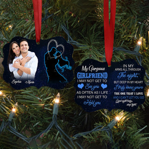 May Not Get To See You As Often As I Like Live - Personalized Ornament - Gift For Girlfriend