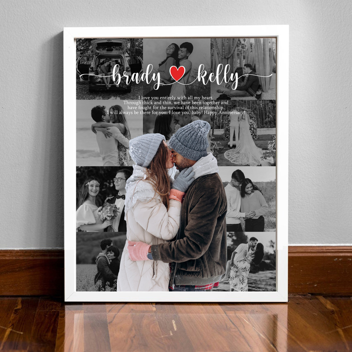 First Anniversary Canvas Wall Art Decor, Best First Anniversary Gifts, First Anniversary, Dating Anniversary, One Year Anniversary Gift