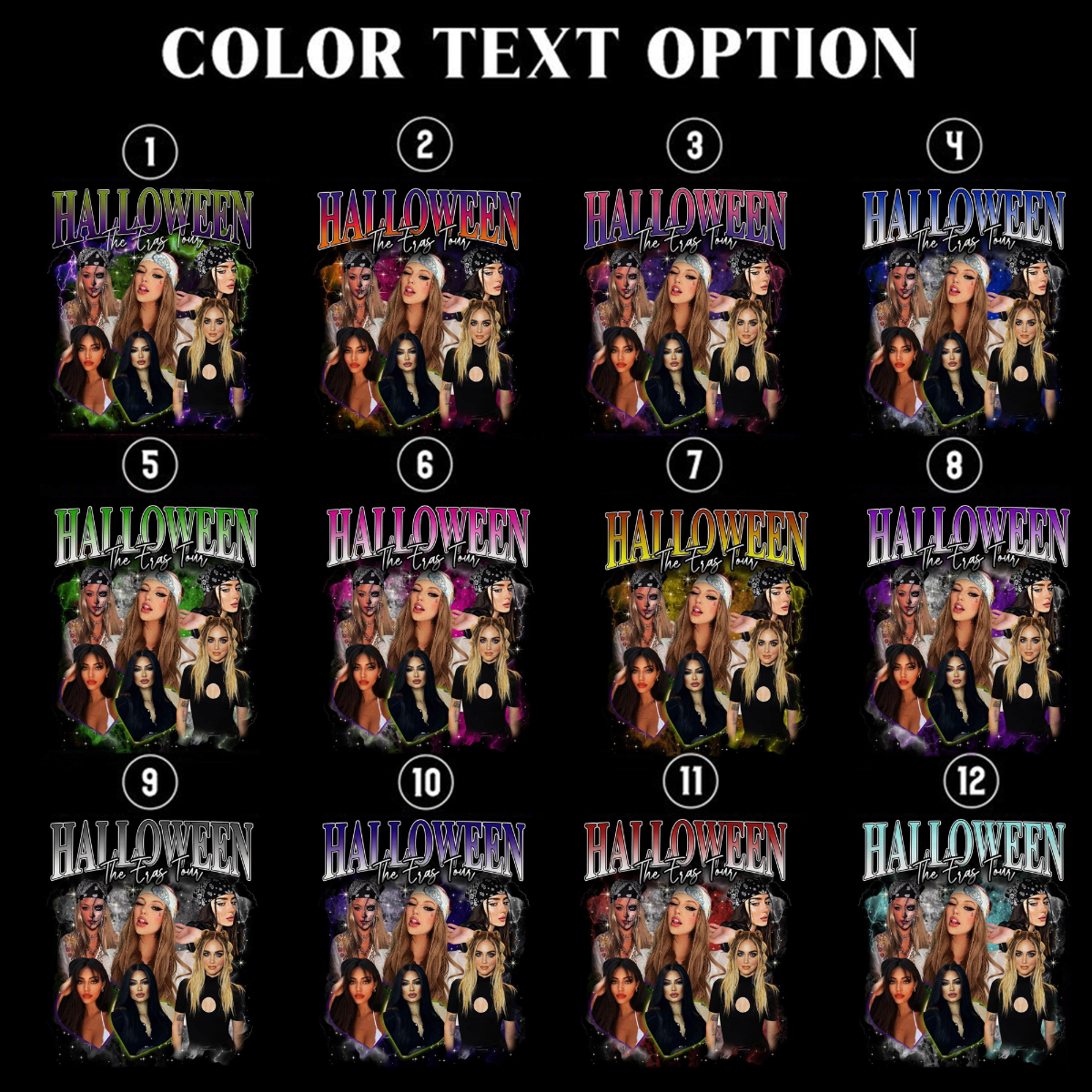 Custom Photo Halloween Bootleg T-shirt, Personalized Picture Sarcastic Tee for Spooky Season Party, Funny Gift for Girlfriend