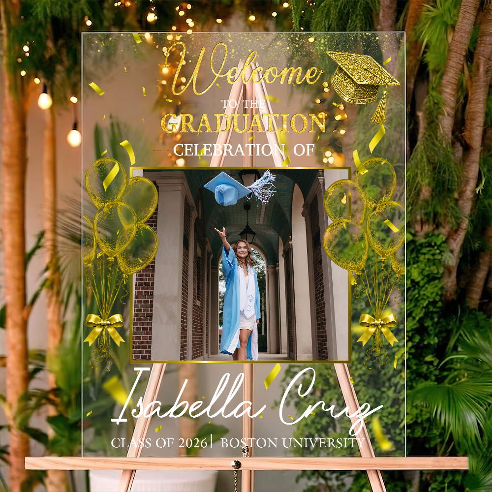 Class Of 2026 Acrylic Personalized Acrylic Welcome Sign