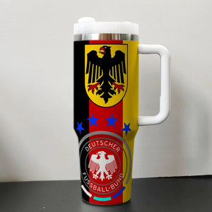 2026 World Cup National Team Travel Mug, 40oz Stainless Tumblr Car Mug,Steel Soccer Tumbler for Fans