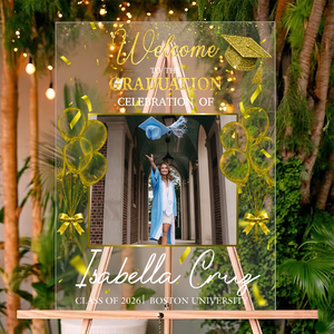 Class Of 2026 Acrylic Personalized Acrylic Welcome Sign