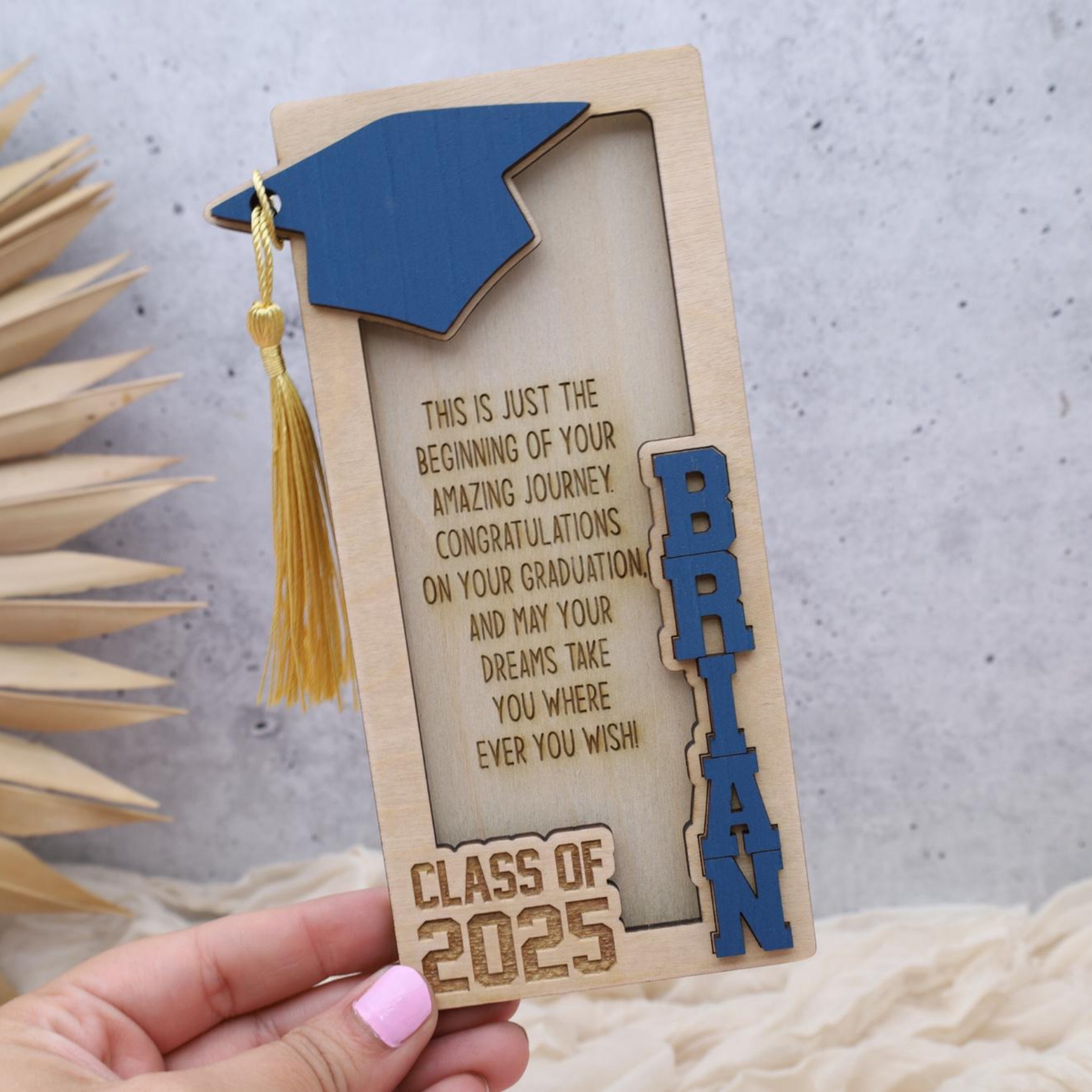 Graduation Gift, Grad Money Holder, 2025 Graduation, Graduation Keepsake, Senior Gift, Custom Grad Gift, High School Grad, College Grad Gift