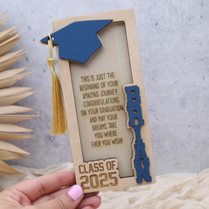 Graduation Gift, Grad Money Holder, 2025 Graduation, Graduation Keepsake, Senior Gift, Custom Grad Gift, High School Grad, College Grad Gift