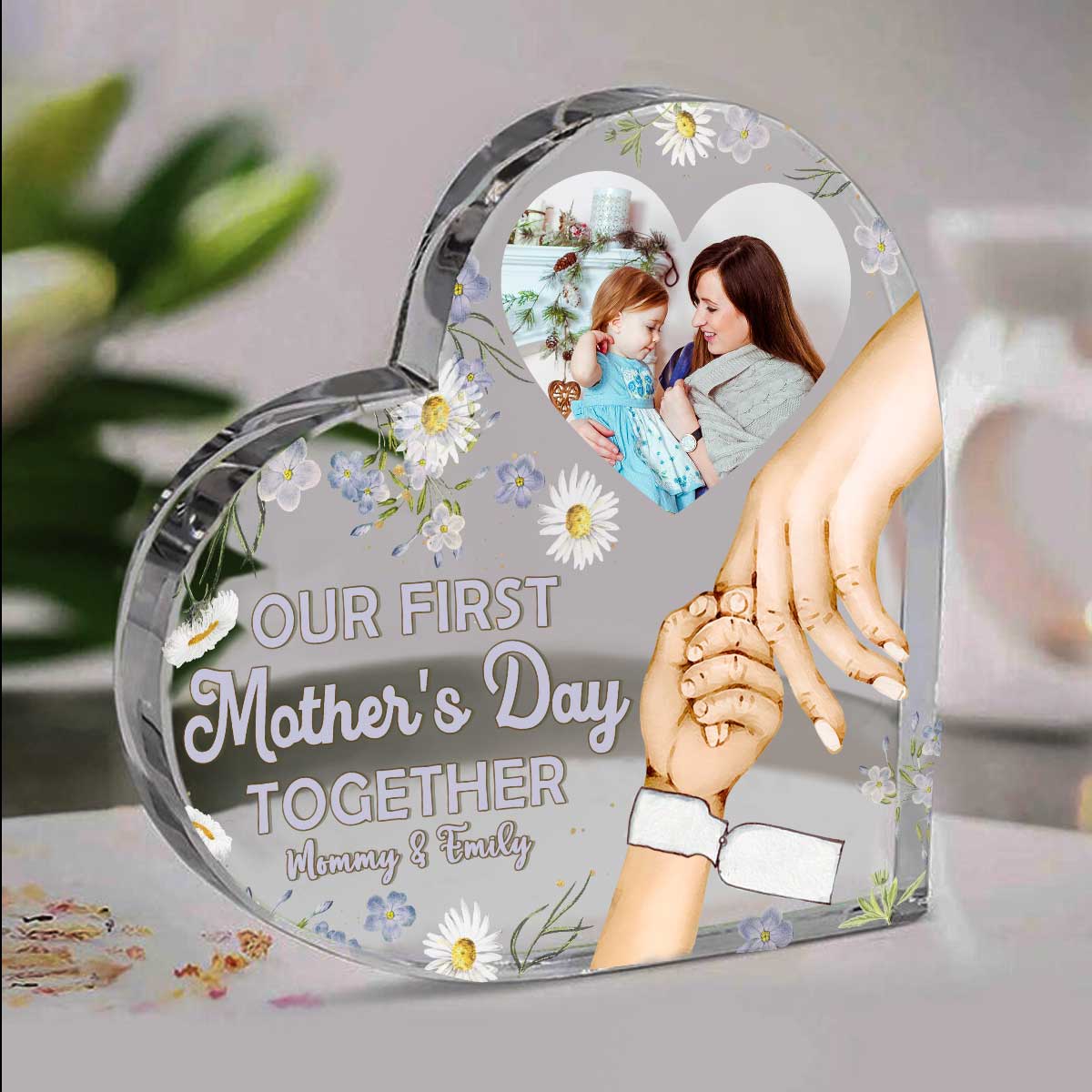 Our First Mother's Day Together Acrylic Plaque, Gifts For New Moms On Mother's Day, Best 1st Mother's Day Gifts