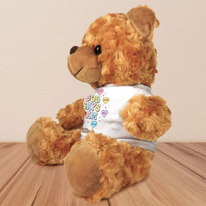 God Says I Am - Personalized Teddy Bear Plush - Gift For Friends, Daughter, Sisters