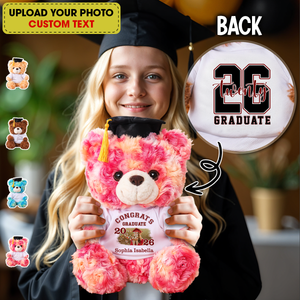 Congrats Class Of 26 Personalized Graduation Teddy Bear 3_373d1179-39c9-48af-a773-2ecc8e9c9a6c.png