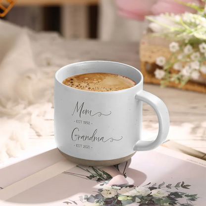 Mom Grandma Great Grandma - Personalized Ceramic Coffee Mug - Mother's Day, Birthday Gift For Mom, Grandma, Great Grandma