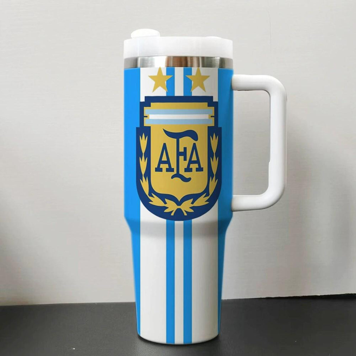 2026 World Cup National Team Travel Mug, 40oz Stainless Tumblr Car Mug,Steel Soccer Tumbler for Fans