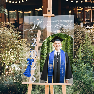Congrats 2026 Acrylic Personalized Acrylic Welcome Sign