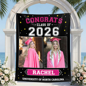 Class Of 2026 Style Personalized Graduation Backdrop