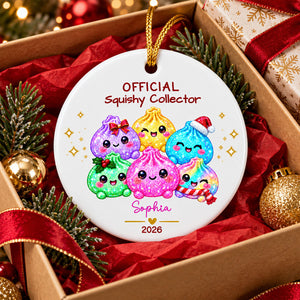 Official Squishy Collector - Personalized Ceramic Ornament