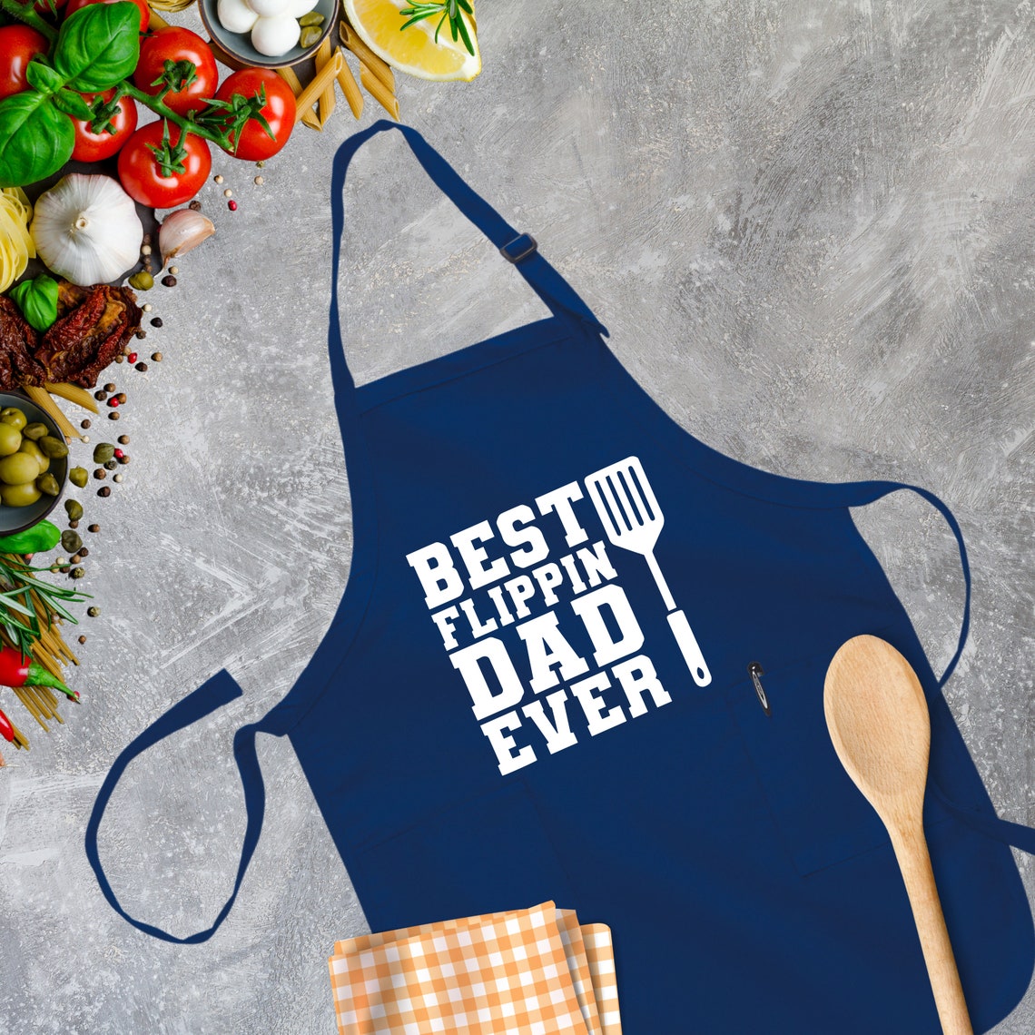 Best Flippin Dad Ever Apron, Dad Apron, Best Dad Ever, Funny Dad Apron, Fathers Day Apron, Apron For Dad, Dad Birthday Gift,Fathers Day Gift