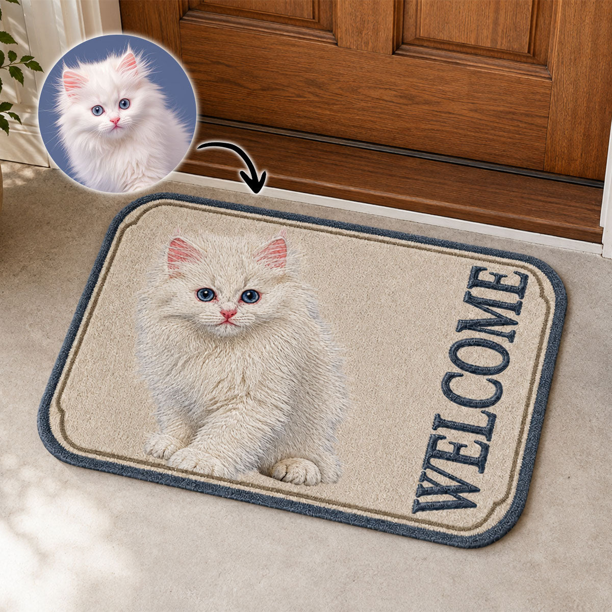 Welcome To Our House - Personalized Doormat