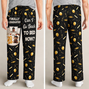 Graduated Can I Go Back To Bed Now - Personalized Sweatpants