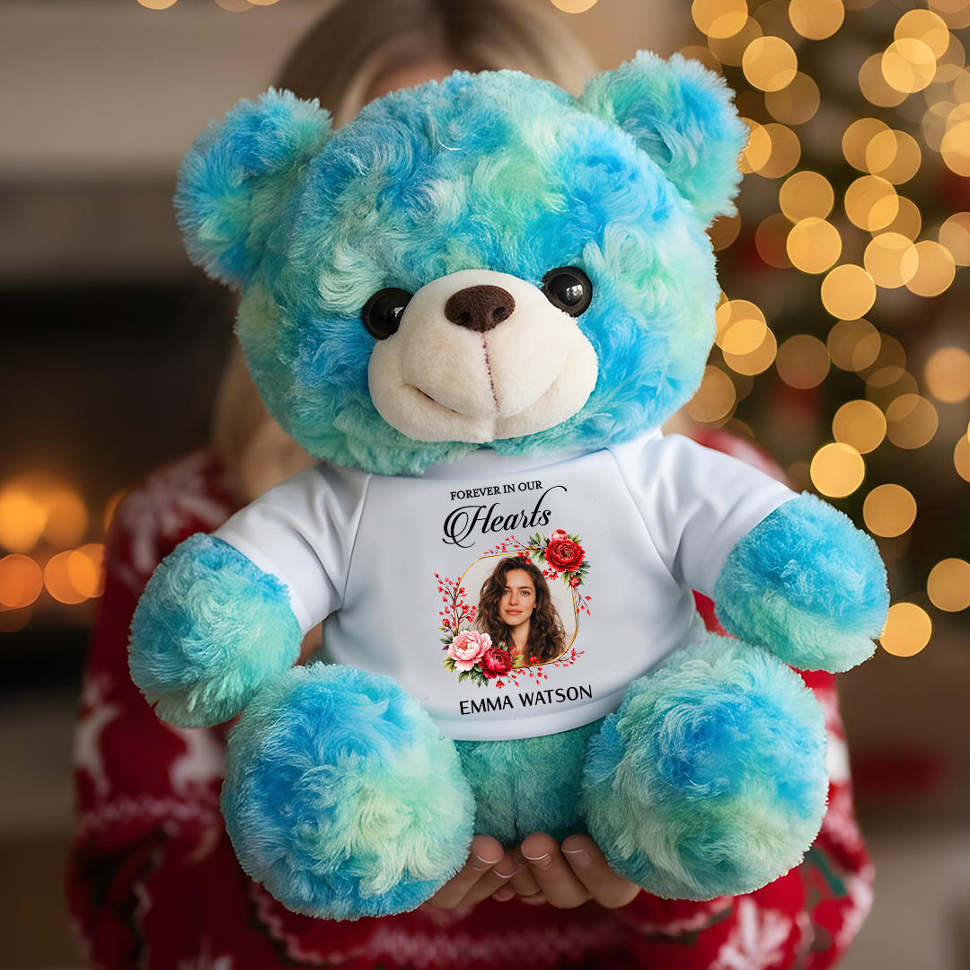 Forever In Our Hearts Sunrise Sunset - Never Forgotten Memorial Teddy Bear