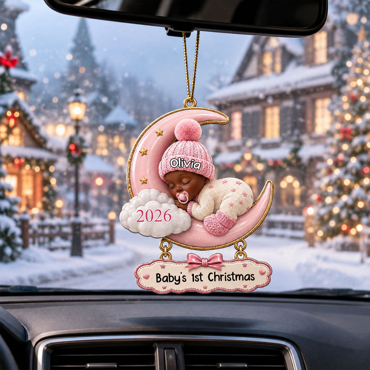Baby's 1st Christmas Acrylic Ornament - Custom Christmas Gifts