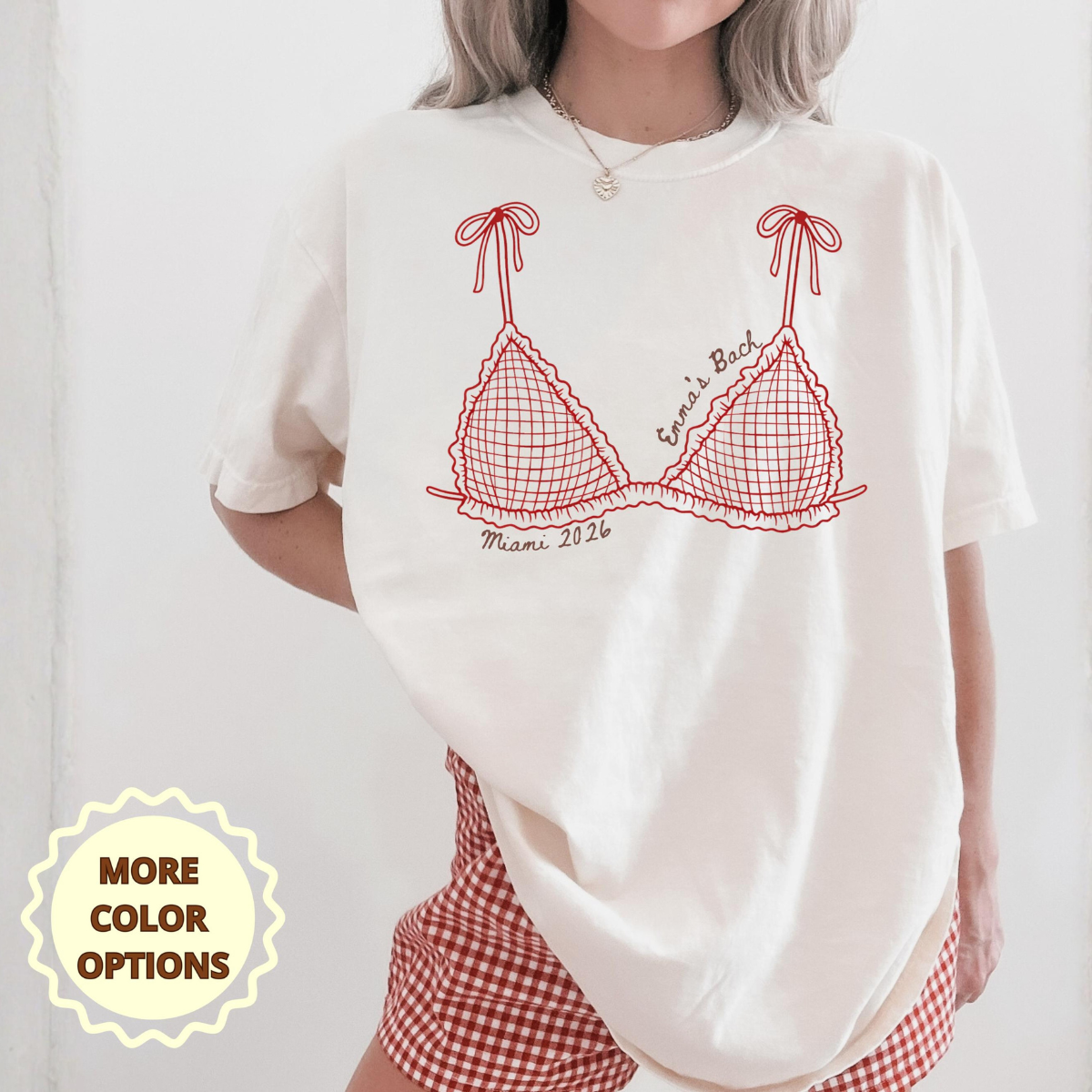 Personalized Bikini Bachelorette Shirt, Custom Beach Bach Party Shirt, Coastal Bachelorette Shirt, Bridal Party Shower Gift Bachelor Shirt