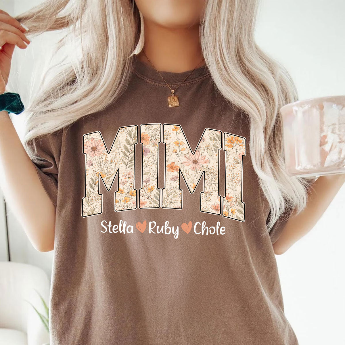 Wildflower Floral Lettering For Mom Grandma - Personalized T-ShirtWildflower Floral Lettering For Mom Grandma - Personalized T-Shirt 3_4fc4939c-b4c8-4cc0-a46e-47e365d775f2.jpg