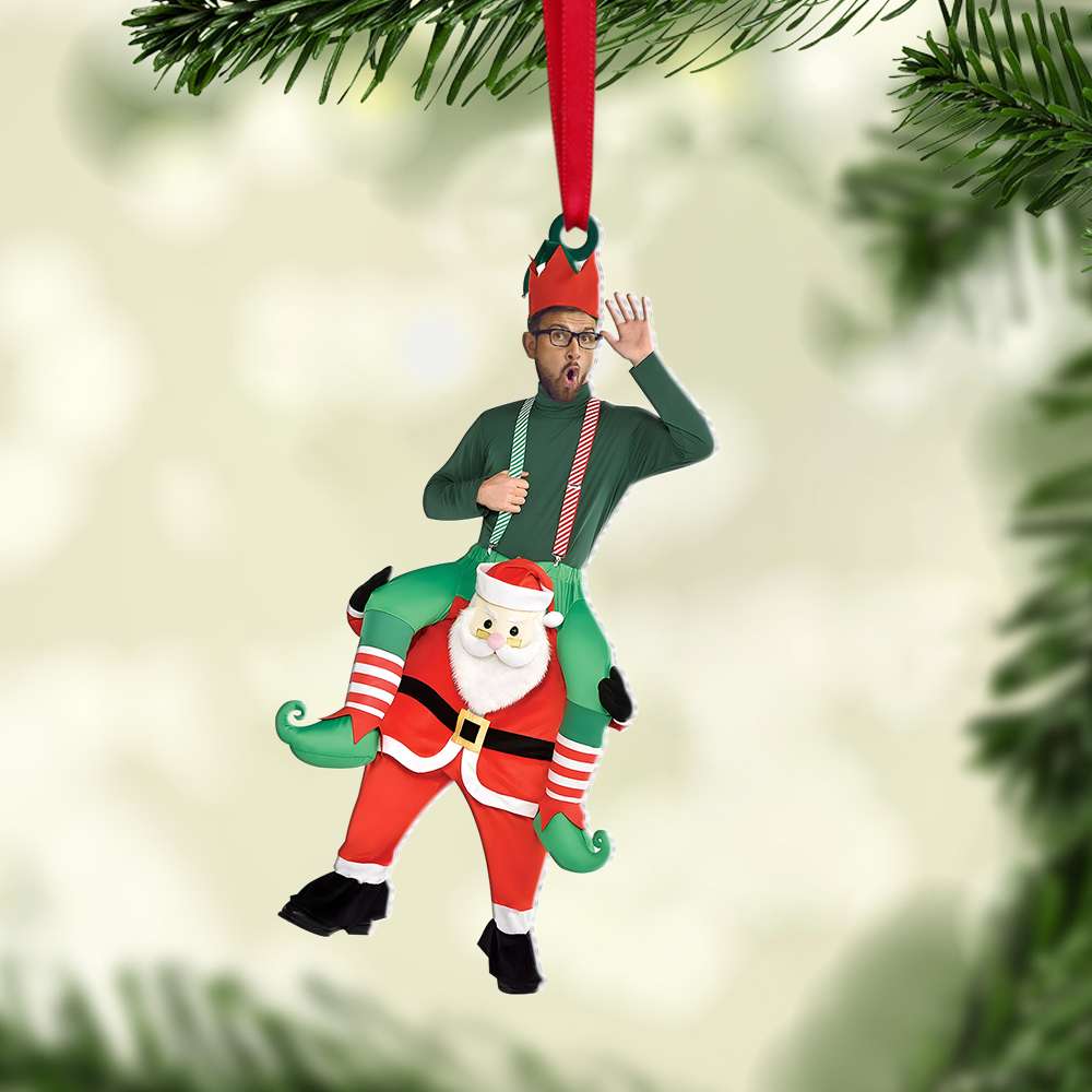 Custom Photo Ornament, Christmas Ornament, Acrylic Ornament, Baby Photo Ornament, Christmas Tree Hanger, Family Photo Ornament, Xmas Decor