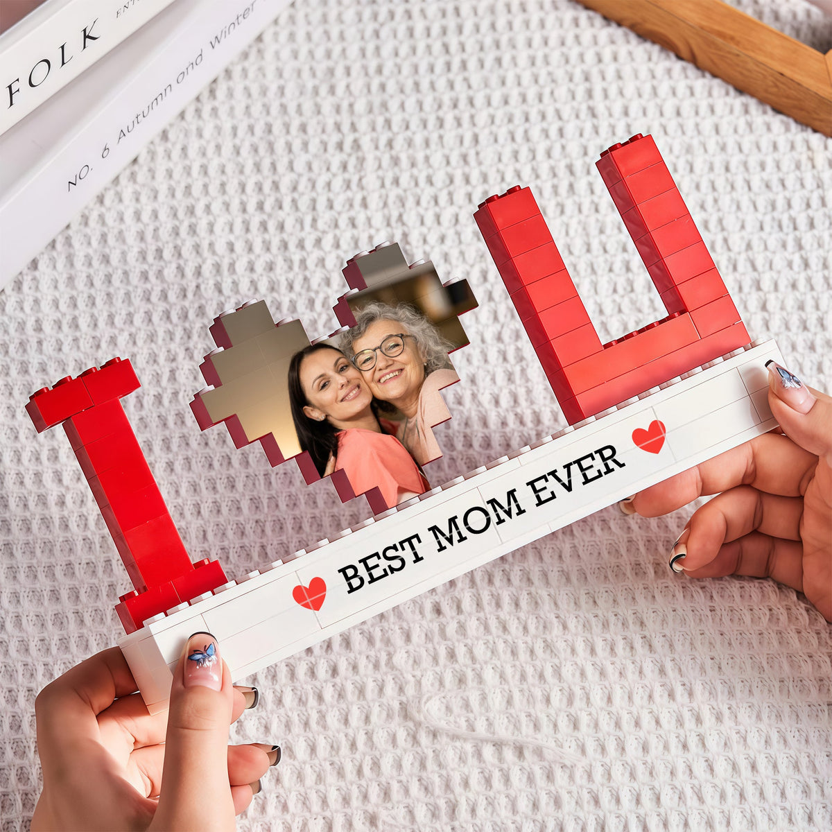 Custom Photo Best Mom Ever Building Brick Blocks Mother's Day Gifts
