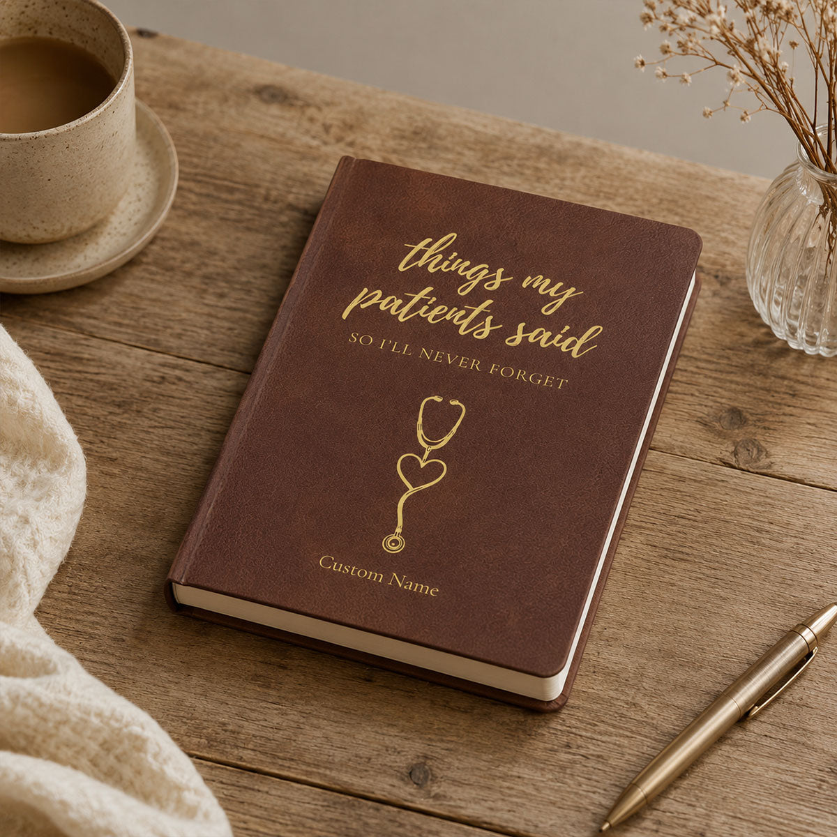 Custom Nurse Journal, Medical Physician Notebook, Personalized Doctor Journal, Nurse Appreciation Gifts, Nurse Graduation Gift, Gift for RN