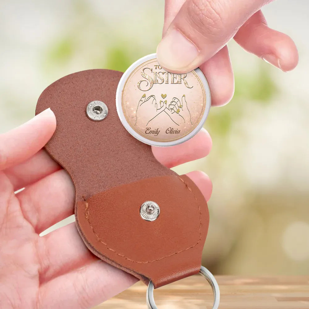 Once A Sister Always A Sister - Personalized Pocket Hug - Gift For Sisters